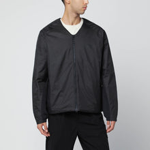  Purple Mountain Observatory Black nylon zip-up jacket