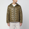Purple Mountain Observatory Olive green Waves hooded puffer jacket