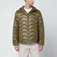  Purple Mountain Observatory Olive green Waves hooded puffer jacket