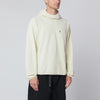 Purple Mountain Observatory Cream-colored sweatshirt with built-in balaclava