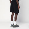 Purple Mountain Observatory Black cotton bermuda shorts