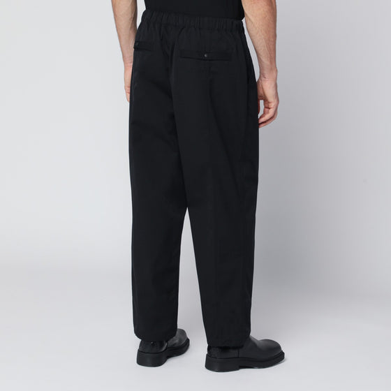 Purple Mountain Observatory Terrain black trousers in cotton-nylon blend