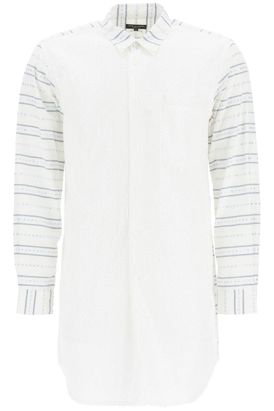 Comme Des Garcons Homme Plus maxi jacquard shirt with