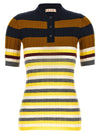 Marni Ribbed Wool Polo Shirt