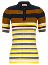 Marni Ribbed Wool Polo Shirt
