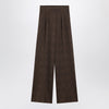 Max Mara Brown Prince of Wales trousers