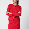 FLORE FLORE Red Poppy Organic Cotton Cardigan