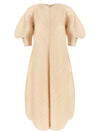 Pleats Please Issey Miyake Sculptural Sleeve Dress