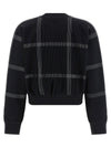 Pleats Please Issey Miyake Crossing Knit Sweater
