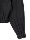 Pleats Please Issey Miyake Black Smooth Coat Coat