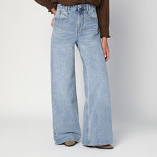  ISABEL MARANT Wide ice blue jeans