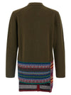 Comme Des Garçons Homme Plus Jacquard Insert Cardigan