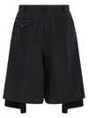 Comme Des Garçons Homme Plus Extra Loose Leg Bermuda Shorts