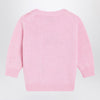 MC2 Saint Barth Pink wool-blend sweater with Trudi Ladybug