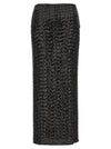 OsÈree Paillettes Long Skirt