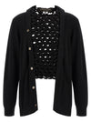 Comme Des Garçons Homme Plus Woven Insert Cardigan