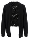 Comme Des Garçons Homme Plus Woven Insert Cardigan