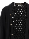 Comme Des Garçons Homme Plus Woven Insert Cardigan