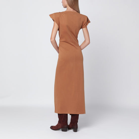ISABEL MARANT Camel-coloured Nadela cotton dress