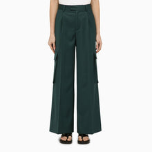  AMIRI Forest green wool trousers