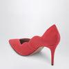Aquazzura Red suede leather pumps