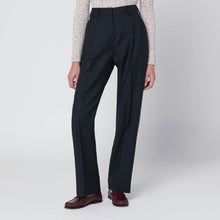  Blazé Milano First Class pants in navy blue wool and mohair