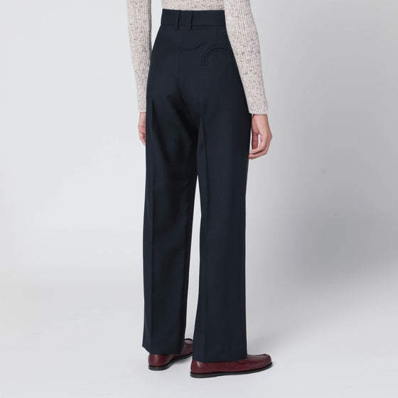 Blazé Milano First Class pants in navy blue wool and mohair