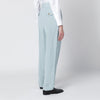 Blazé Milano Tomo light blue trousers in silk and linen