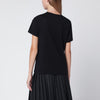 Maison Kitsuné Black T-shirt with logo patch