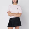 Maison Kitsuné Light pink T-shirt with logo patch