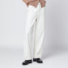 Maison Kitsuné White cotton trousers