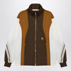 Palm Angels Sweatshirt over colour-block brown/ochre