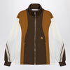 Palm Angels Sweatshirt over colour-block brown/ochre