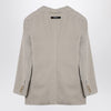 Palm Angels Beige double-breasted cotton jacket