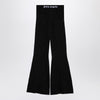 Palm Angels Black lurex viscose blend trousers