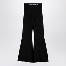  Palm Angels Black lurex viscose blend trousers
