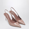 Paris Texas Lidia pink patent leather slingback