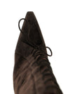 Paris Texas Jane Fold Over Lace Up Boots