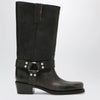 Paris Texas Black Roxy boot in brushed leather