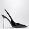Paris Texas Lidia slingback pumps in black patent leather