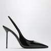 Paris Texas Lidia slingback pumps in black patent leather