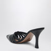 Paris Texas Black leather mule Nadia