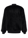 Prada Eco-fur And Re-nylon Reversible Bomber Jacket