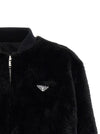 Prada Eco-fur And Re-nylon Reversible Bomber Jacket
