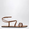 Manebí Cuoio smooth leather crossover sandals