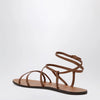 Manebí Cuoio smooth leather crossover sandals