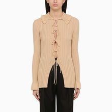  By Malene Birger Devora beige knitted cardigan