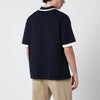 Maison Kitsuné Navy blue Comfort-Fit cotton polo shirt