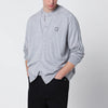 Maison Kitsuné Grey mélange Fox Head wool cardigan