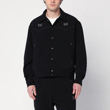  Needles Black shirt jacket with logos